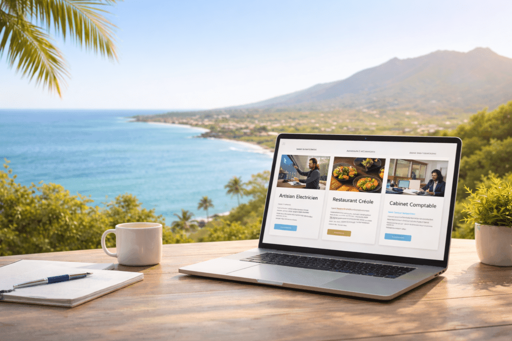 création site internet vitrine la Réunion